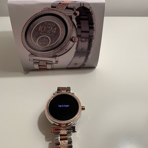 Michael Kors Access Sofie Smartwatch. USED ONCE!